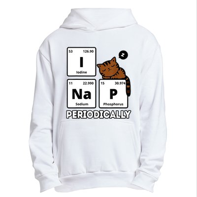 Funny Science Cat I Nap Periodically Cats Lovers Chemistry Urban Pullover Hoodie