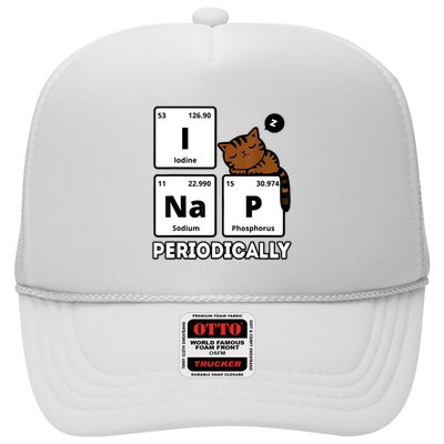 Funny Science Cat I Nap Periodically Cats Lovers Chemistry Trucker Hat