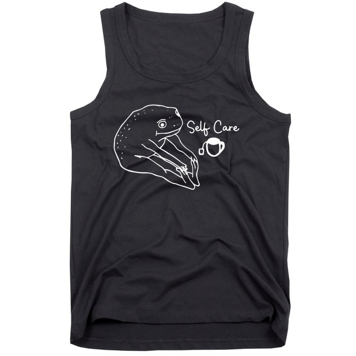 Frog Self Care Tank Top