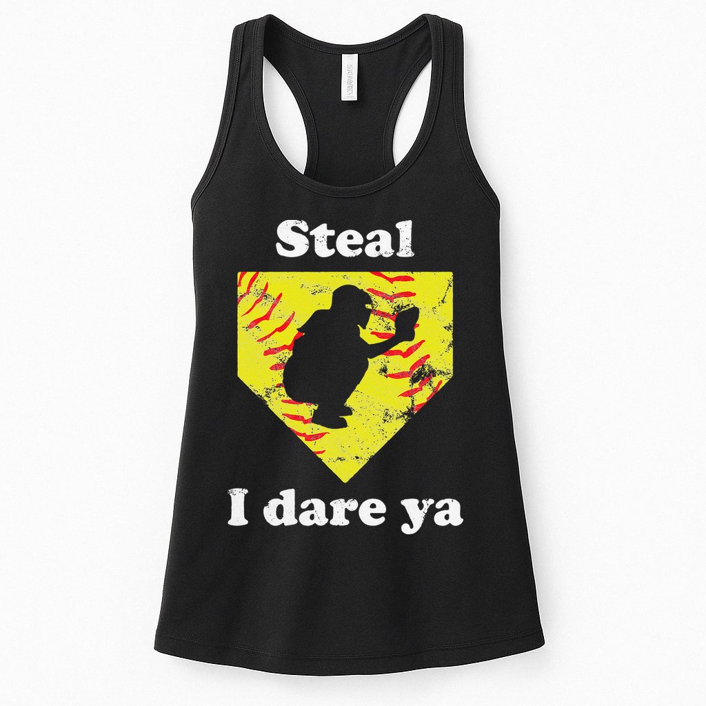Funny Softball Catcher Womens Tank Top