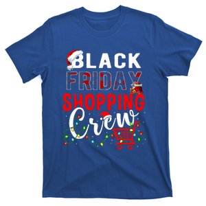 Friday Shopping Crew Christmas Lights Black Shopping Family  T-Shirt