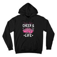 Funny Softball Cheer Lover Graphic Women Cheerleader Tall Hoodie