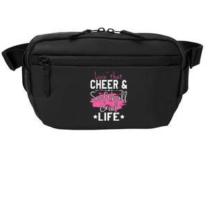 Funny Softball Cheer Lover Graphic Women Cheerleader Crossbody Pack