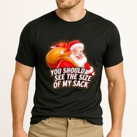 Funny Santa Claus You Should See The Size Of My Sack Performance Shirt