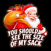 Funny Santa Claus You Should See The Size Of My Sack Mug