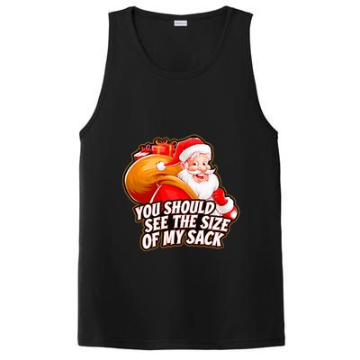 Funny Santa Claus You Should See The Size Of My Sack PosiCharge Competitor Tank
