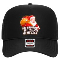Funny Santa Claus You Should See The Size Of My Sack Trucker Hat