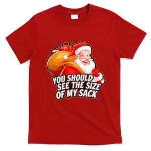 Funny Santa Claus You Should See The Size Of My Sack T-Shirt