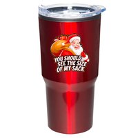 Funny Santa Claus You Should See The Size Of My Sack Tumbler