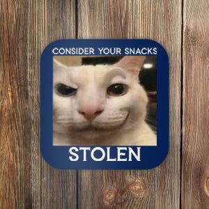 Funny Silly Cat Sarcastic Saying Funny Cat Coaster