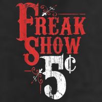 Freak Show Circus Party Weird Carnival Costume Freaky Acts Gift 7 Panel Mesh Trucker Snapback Hat