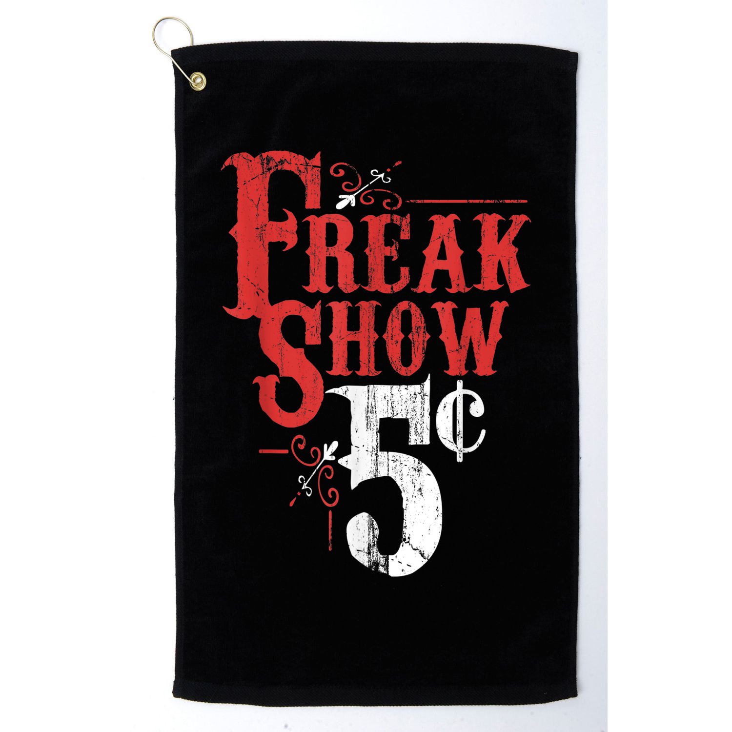 Freak Show Circus Party Weird Carnival Costume Freaky Acts Gift Golf Towel