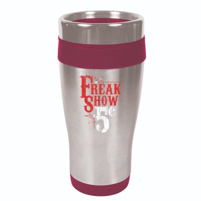 Freak Show Circus Party Weird Carnival Costume Freaky Acts Gift 16oz Travel Tumbler