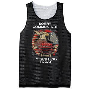 Funny Sorry Communists Im Grilling Today Mesh Reversible Basketball Jersey Tank