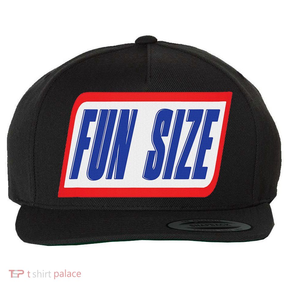 Fun Size Candy Bar Style Label Wool Snapback Cap