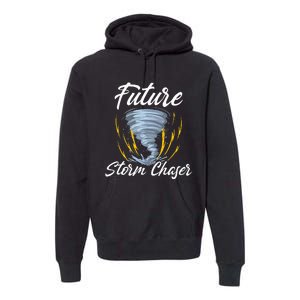 Future Storm Chaser Meteorologist Meteorology Premium Hoodie