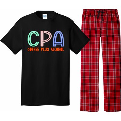 Funny Saying Cpa Finance Banking Accounting Coffee Humor Gift Pajama Set