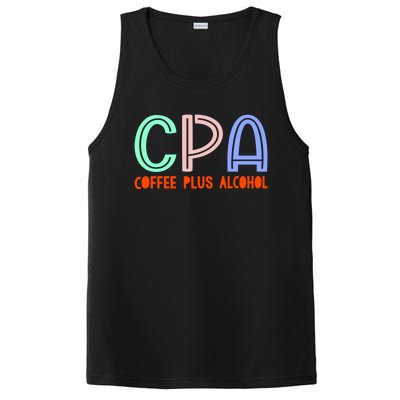 Funny Saying Cpa Finance Banking Accounting Coffee Humor Gift PosiCharge Competitor Tank