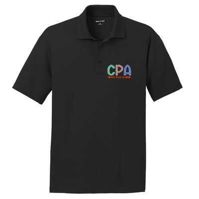 Funny Saying Cpa Finance Banking Accounting Coffee Humor Gift PosiCharge RacerMesh Polo