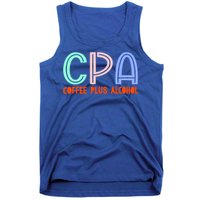 Funny Saying Cpa Finance Banking Accounting Coffee Humor Gift Tank Top