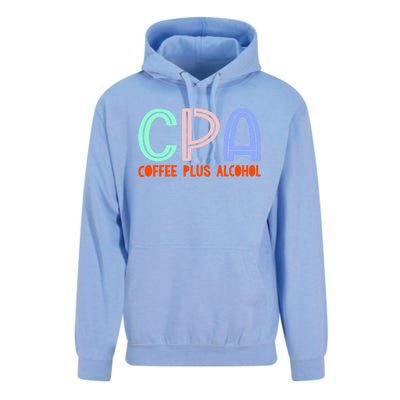 Funny Saying Cpa Finance Banking Accounting Coffee Humor Gift Unisex Surf Hoodie