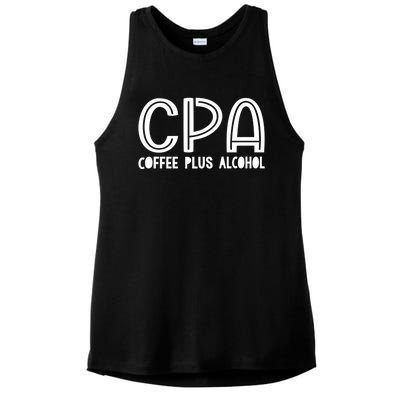 Funny Saying Cpa Finance Banking Accounting Sarcasm Office Funny Gift Ladies PosiCharge Tri-Blend Wicking Tank