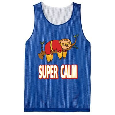 Faultier Super Calm Sloth Nope Not Today Hero Hel Cool Gift Mesh Reversible Basketball Jersey Tank