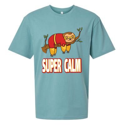 Faultier Super Calm Sloth Nope Not Today Hero Hel Cool Gift Sueded Cloud Jersey T-Shirt