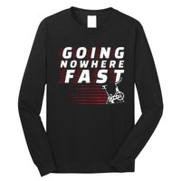 Funny Spin Class Going Nowhere Fast Indoor Cycling Spinning Long Sleeve Shirt