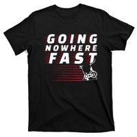 Funny Spin Class Going Nowhere Fast Indoor Cycling Spinning T-Shirt