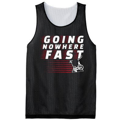 Funny Spin Class Going Nowhere Fast Indoor Cycling Spinning Mesh Reversible Basketball Jersey Tank