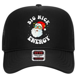 Festive Santa Claus Meme for Christmas Cheer High Crown Mesh Back Trucker Hat