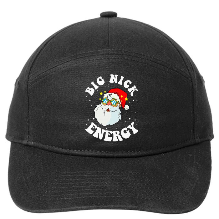 Festive Santa Claus Meme for Christmas Cheer 7-Panel Snapback Hat