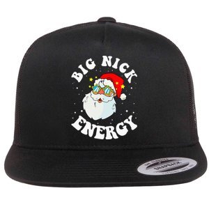 Festive Santa Claus Meme for Christmas Cheer Flat Bill Trucker Hat