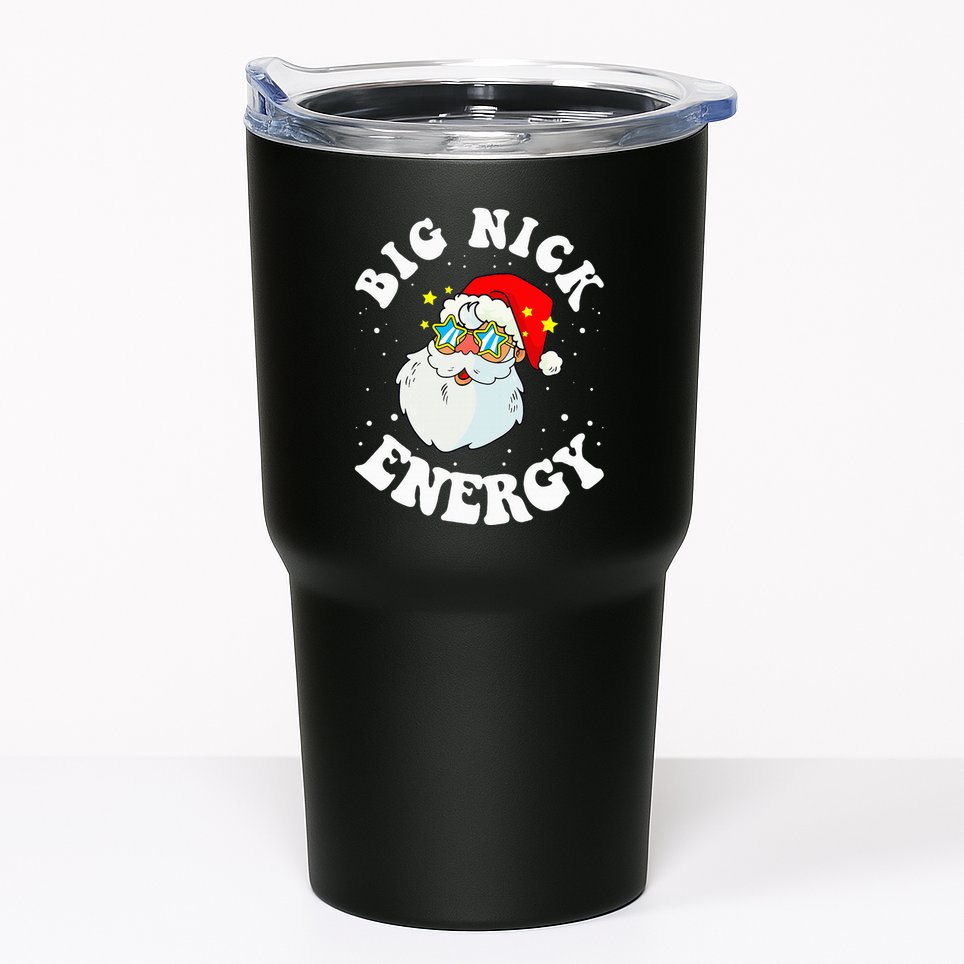 Festive Santa Claus Meme for Christmas Cheer Tumbler