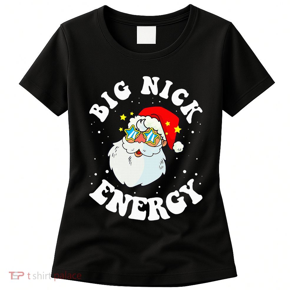 Festive Santa Claus Meme for Christmas Cheer Womens T-Shirt