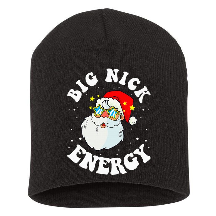 Festive Santa Claus Meme for Christmas Cheer Short Acrylic Beanie