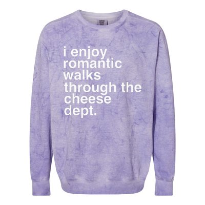 Funny Saying Cheese Charcuterie Gouda Feta Cheddar Colorblast Crewneck Sweatshirt