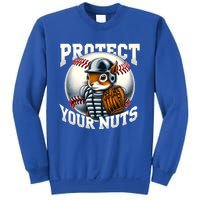 Funny Squirrel Catcher Protect Your Nuts Baseball Lover Gift Sweatshirt