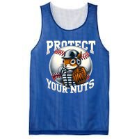 Funny Squirrel Catcher Protect Your Nuts Baseball Lover Gift Mesh Reversible Basketball Jersey Tank