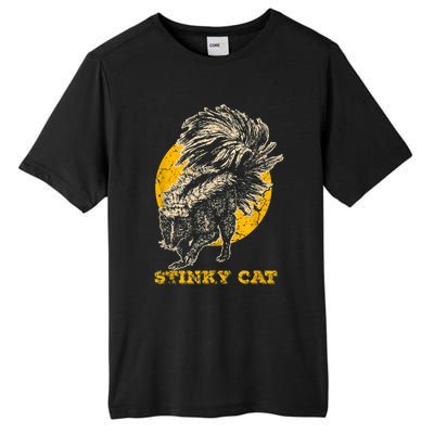 Funny Skunk Cat Tall Fusion ChromaSoft Performance T-Shirt