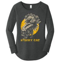 Funny Skunk Cat Women's Perfect Tri Tunic Long Sleeve Shirt