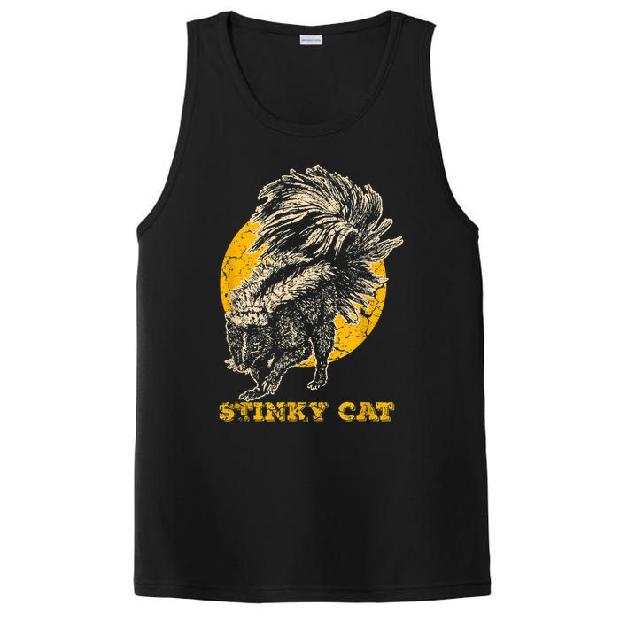 Funny Skunk Cat PosiCharge Competitor Tank