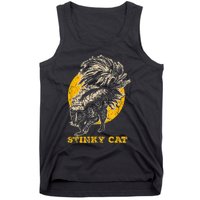 Funny Skunk Cat Tank Top