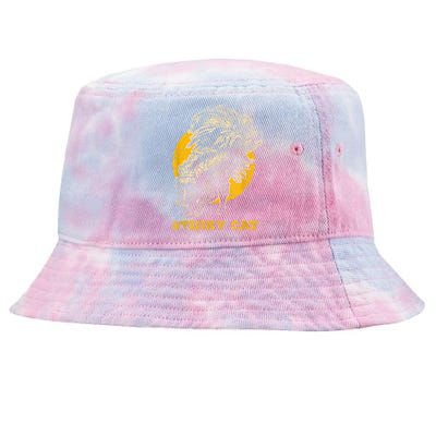 Funny Skunk Cat Tie-Dyed Bucket Hat