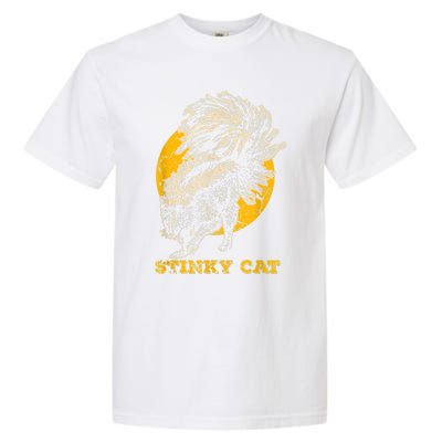 Funny Skunk Cat Garment-Dyed Heavyweight T-Shirt