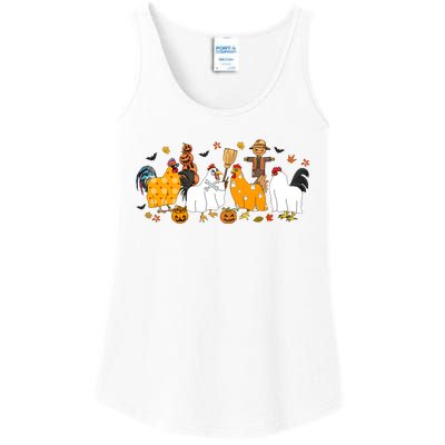 Fall Season Chicken Farmer Farm Ladies Essential Tank