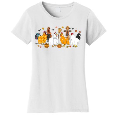 Fall Season Chicken Farmer Farm Women's T-Shirt