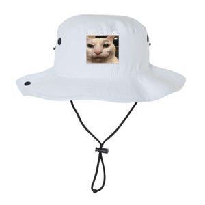 Funny Silly Cat Touch Me At Your Own Risk Sarcastic Saying Legacy Cool Fit Booney Bucket Hat