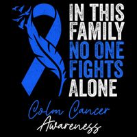 Family Support Colorectal Colonoscopy Colon Cancer Awareness Bucket Hat